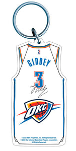 Josh Giddey OKC Thunder Premium Acrylic NBA Keyring