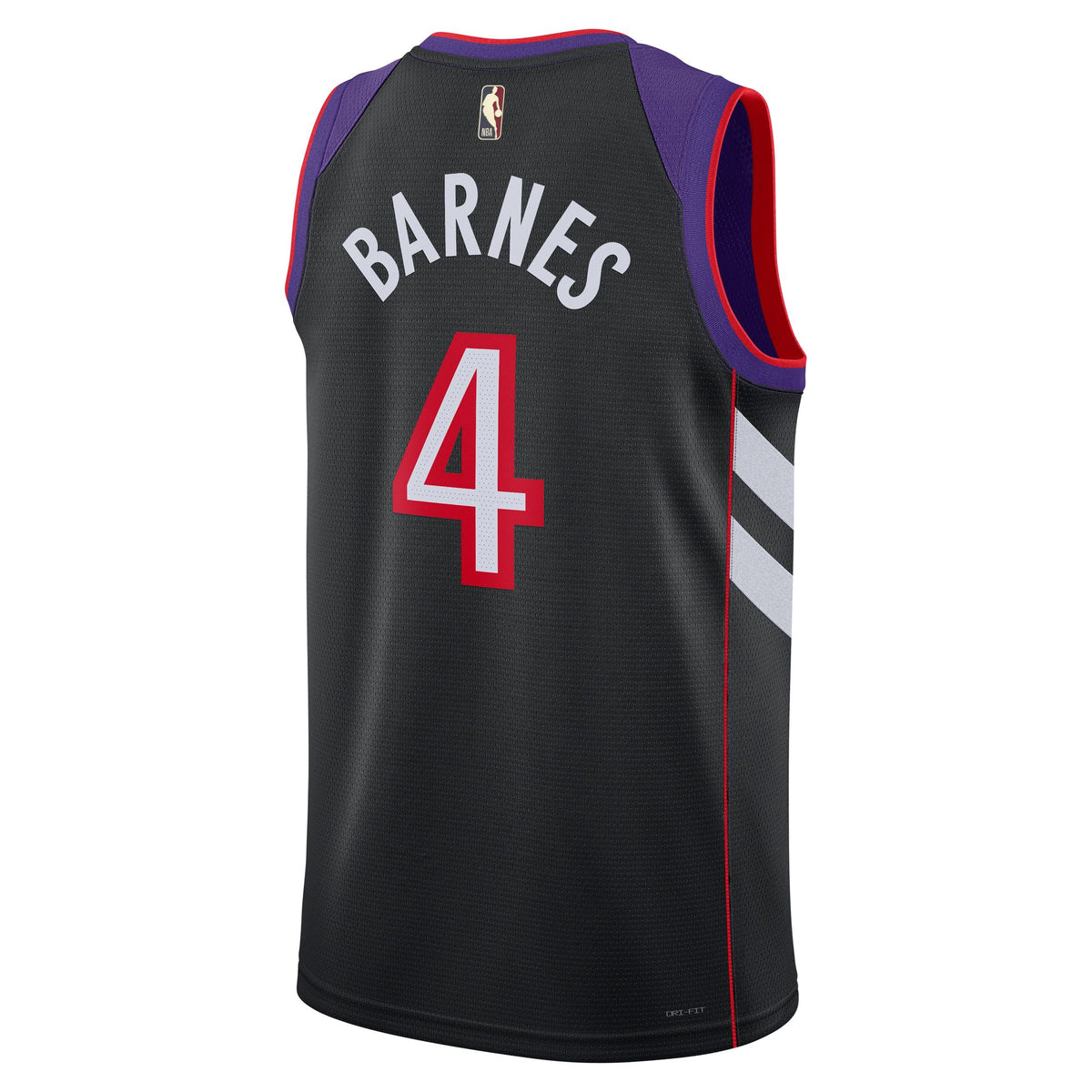 Scottie Barnes Toronto Raptors 2025 Mens Hardwood Classic NBA Swingman jersey, a classic design that showcases the team's colors and logo