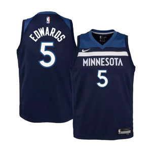 Anthony Edwards Minnesota Timberwolves 2024 Icon Edition Youth NBA Swingman Jersey