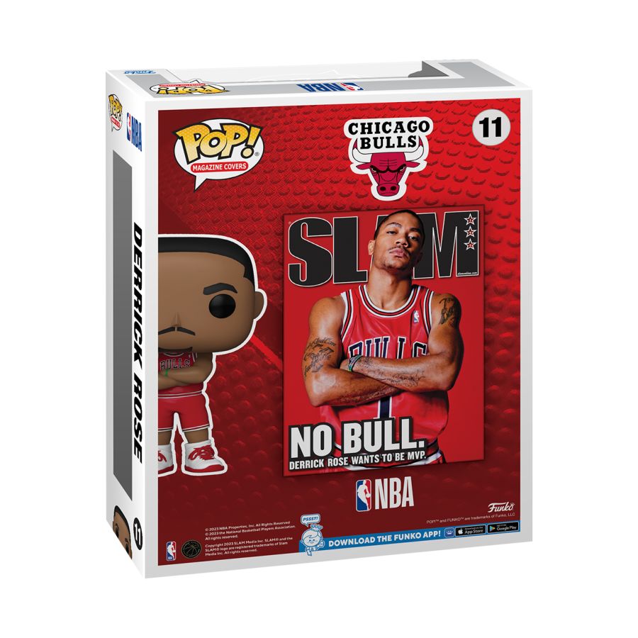 Derrick Rose Chicago Bulls Slam Magazine Cover NBA Pop Vinyl