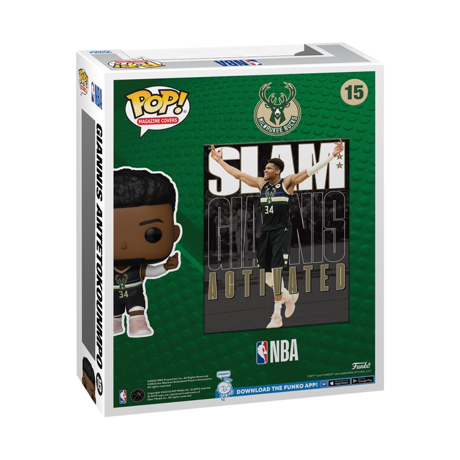 Giannis Antetokounmpo Milwaukee Bucks Slam Magazine Cover NBA Pop Viny