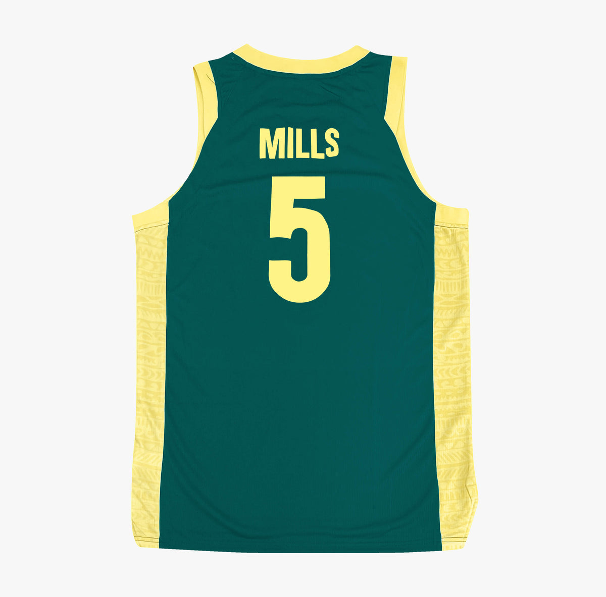 Patty Mills Australian Boomers National Home Green Jersey Basketball