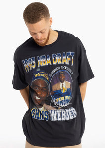 Chris Webber Golden State Warriors 1993 NBA Draft Day Vintage T-Shirt