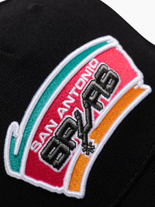 San Antonio Spurs Retro Classic Logo Stretch NBA Snapback Hat