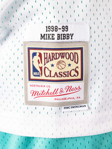 Mike Bibby Vancouver Grizzlies Hardwood Classics Throwback NBA Swingman Jersey