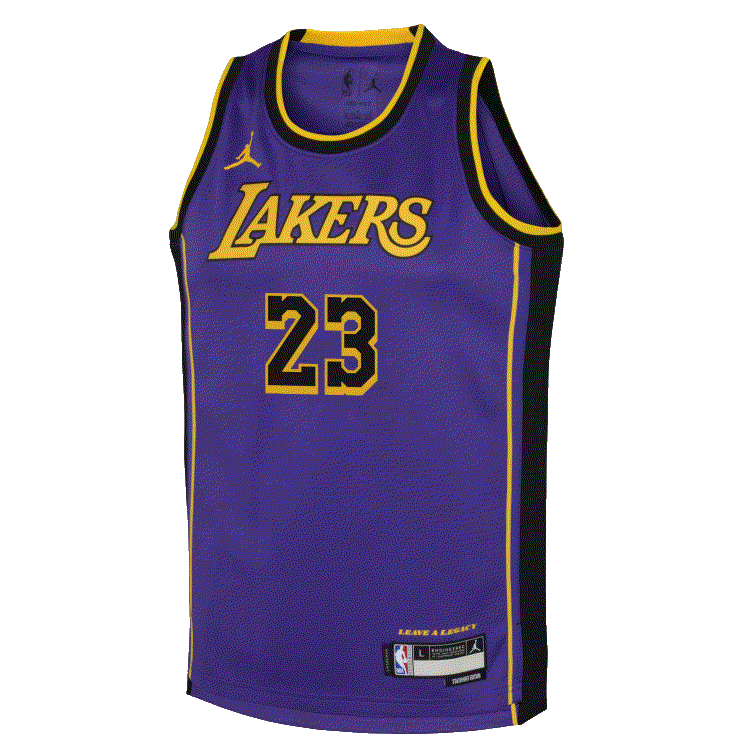 LeBron James LA Lakers 2024 Statement Edition Youth NBA Swingman Jerse