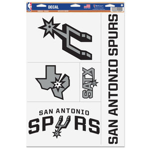 San Antonio Spurs Decal 11" x 17" Stickers