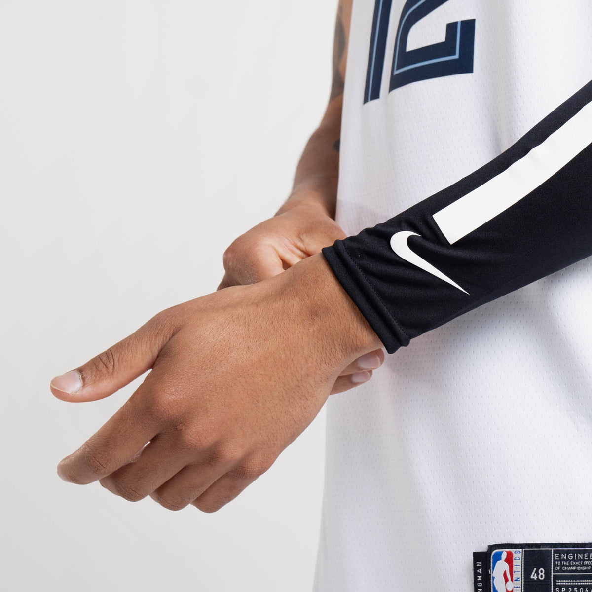 Nike Black Pro Elite Shooting Sleeves Basketball Jersey World