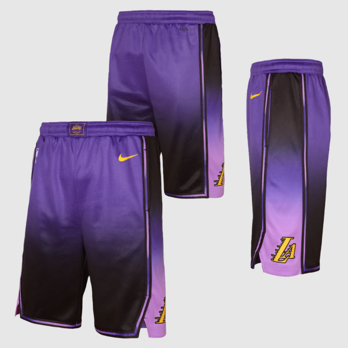 los angeles lakers city edition 2020 nba swingman shorts