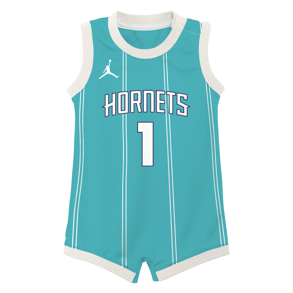 Lamelo Ball Charlotte 2024 Icon Edition Infant NBA Onesie