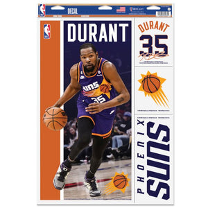 Kevin Durant Phoenix Suns Decal 11" x 17" Decals / Stickers