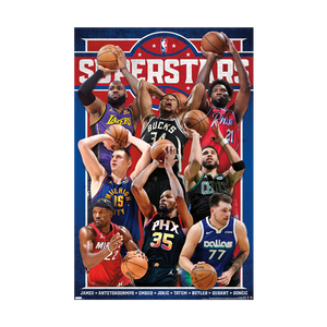 NBA League 2024 Superstars Wall Poster