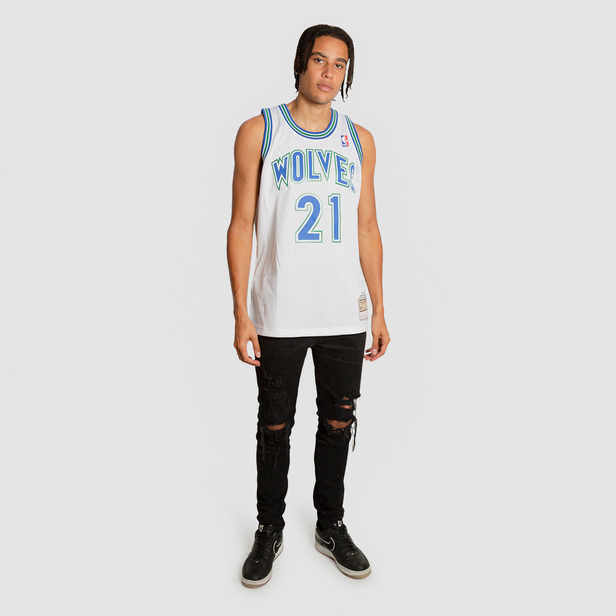 Kevin Garnett Minnesota Timberwolves HWC Throwback NBA Swingman Jersey –  Basketball Jersey World