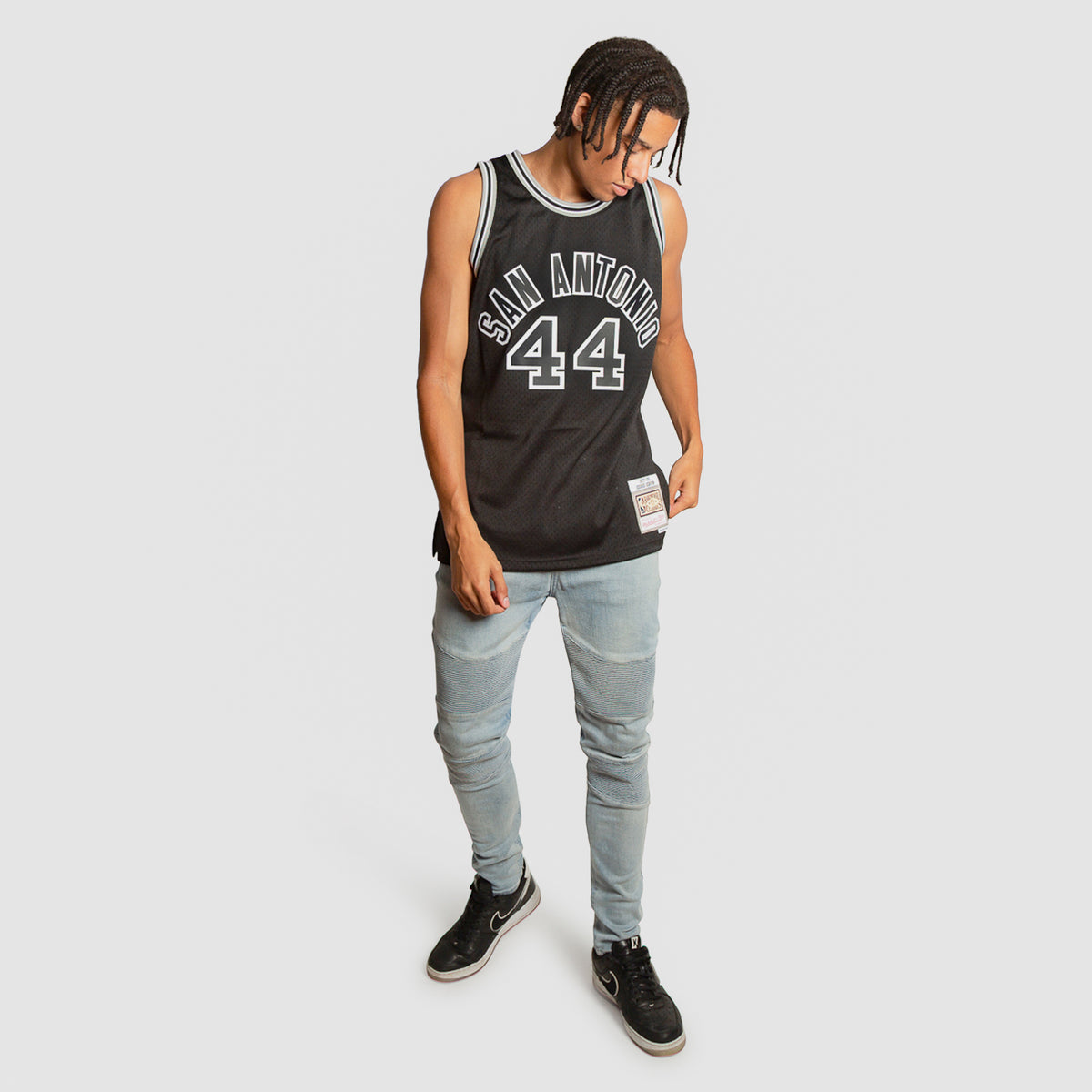 mitchell and ness george gervin jersey