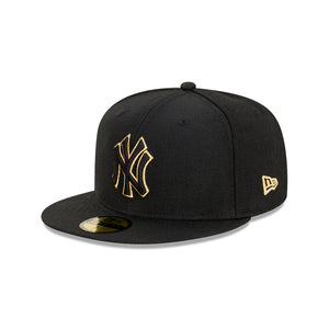 New York Yankees 59FIFTY Metallic Accent MLB Fitted Hat