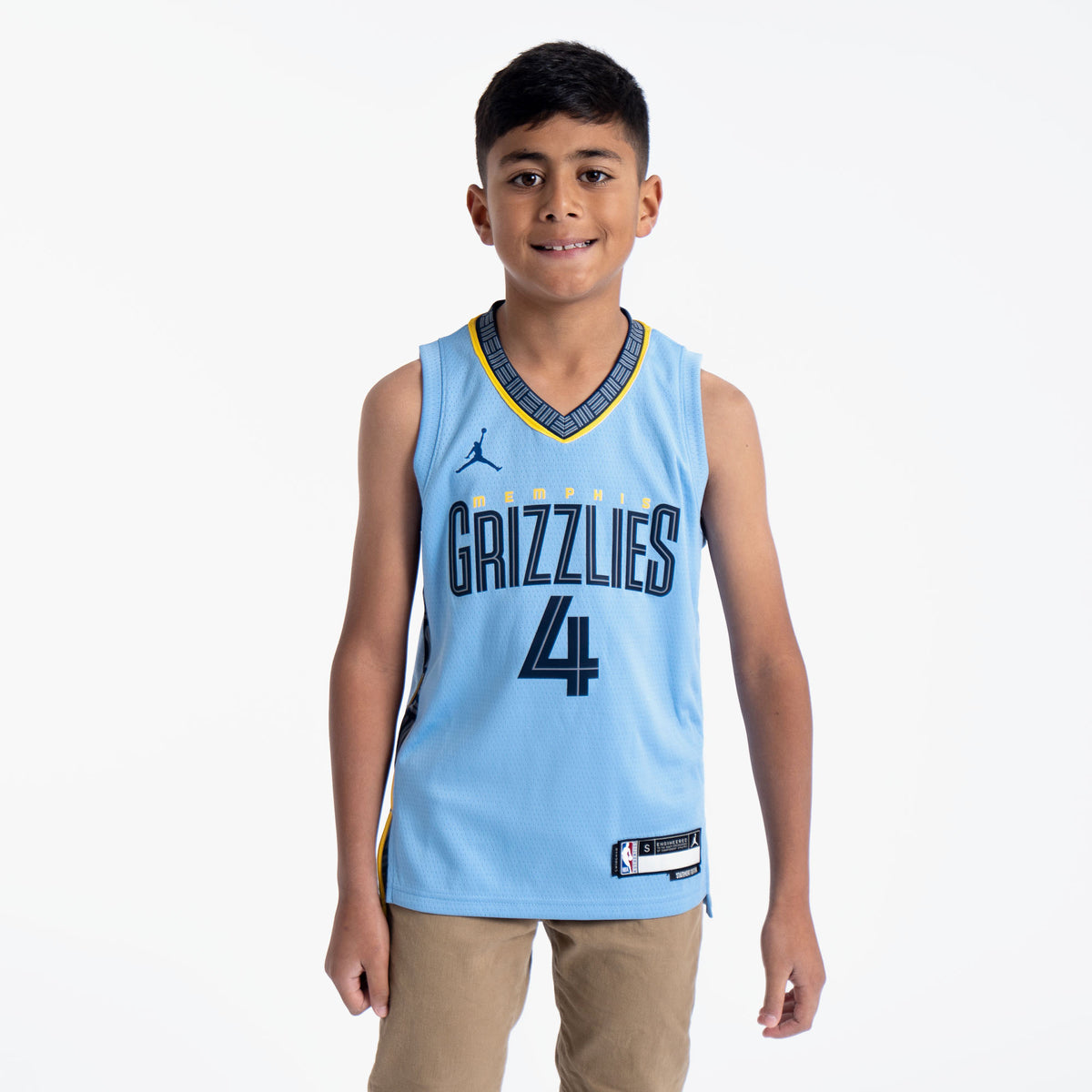 Steven Adams 4 2022-23 Memphis Grizzlies Blue Statement Edition Jersey  Swingman - Bluefink