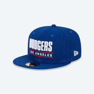 Los Angeles Dodgers Stacked 59FIFTY MLB Fitted Hat