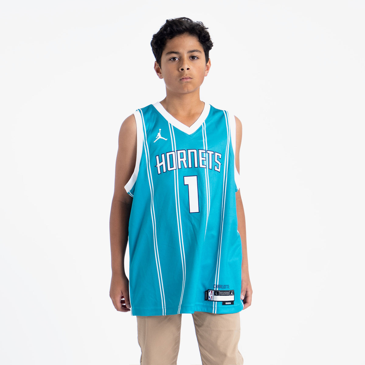LaMelo Ball Charlotte Hornets Nike Jordan City Swingman Jersey Men's Large NBA