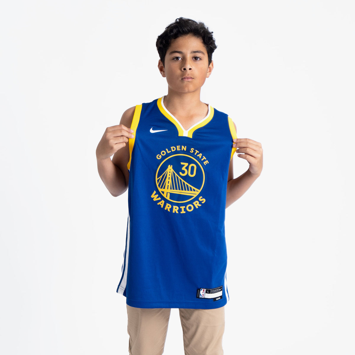 Nike Men's Stephen Curry Golden State Warriors Icon Swingman Jersey - Blue