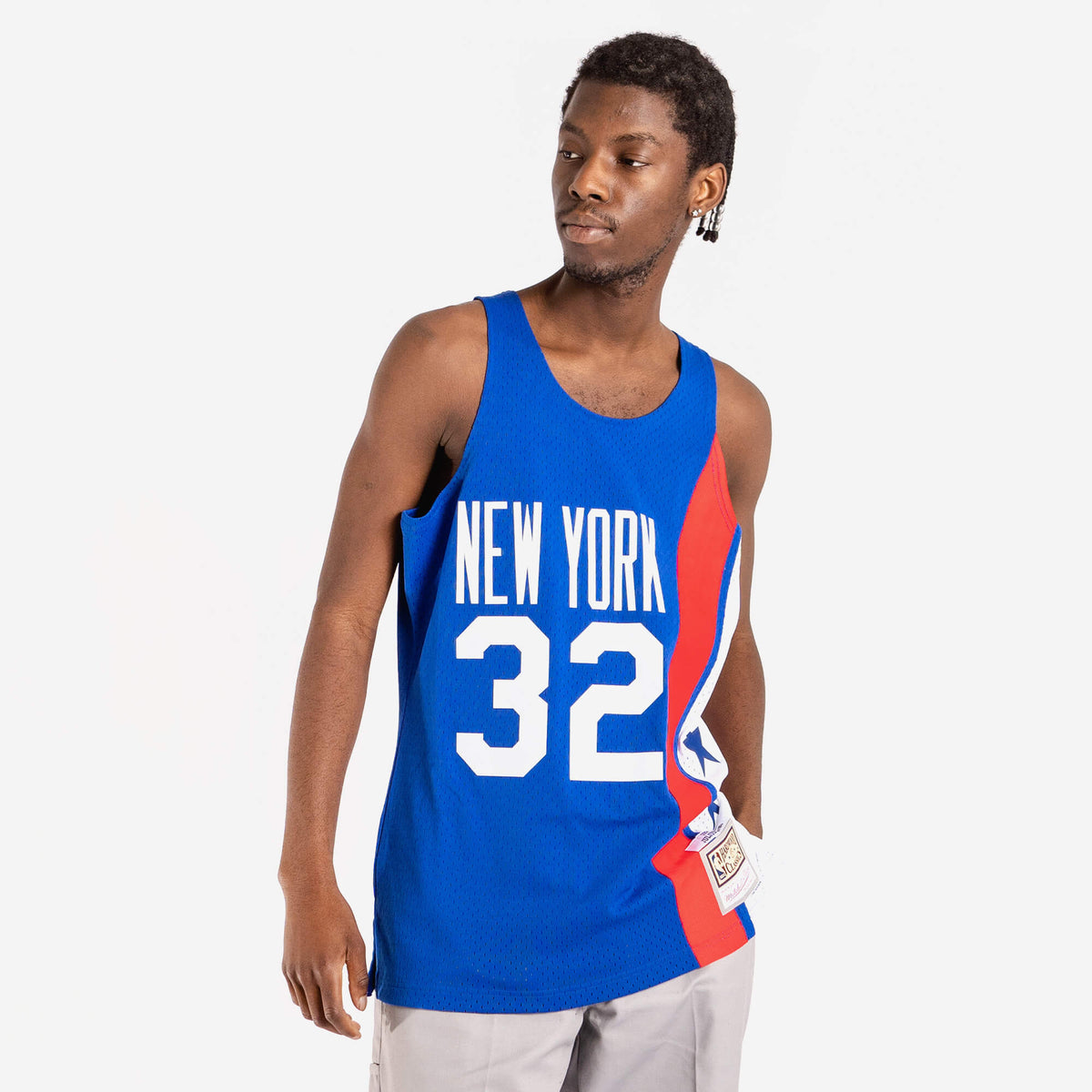 Julius Erving New York Nets Mitchell & Ness Hardwood Classics Authentic  Jersey - Blue