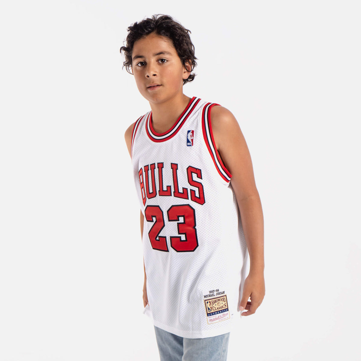 Michael Jordan Youth Chicago Bulls Premium 1997 98 NBA Authentic Jerse Basketball Jersey World