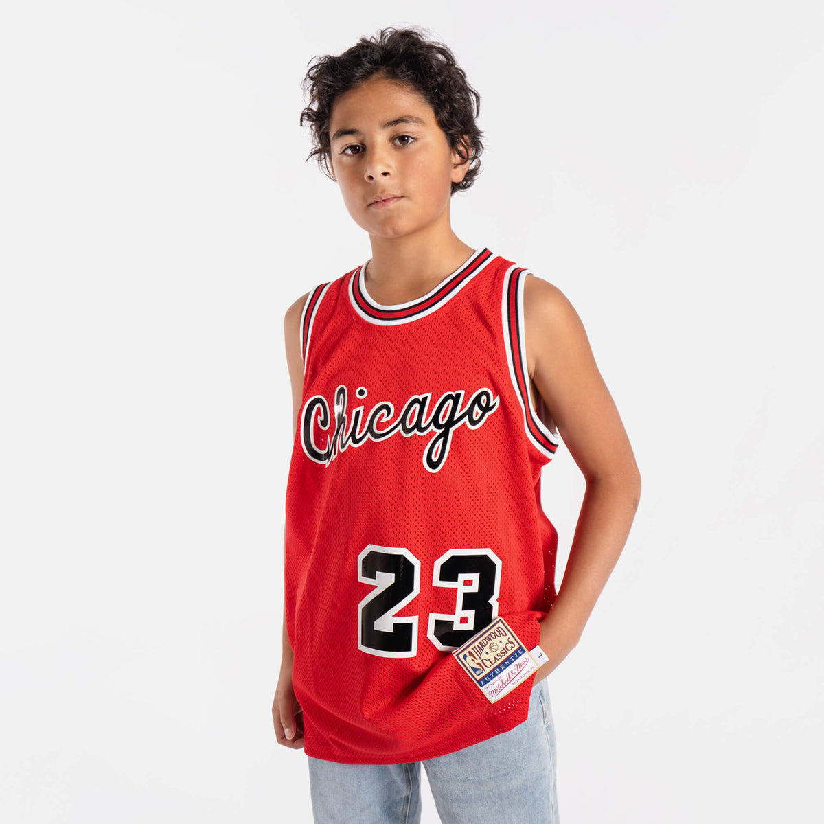 Michael Jordan 'GOAT' Nickname Jersey - Chicago Bulls - Nba - Long Sleeve T- Shirt