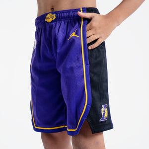 Los Angeles Lakers 2024 Statement Edition Swingman Youth NBA Shorts