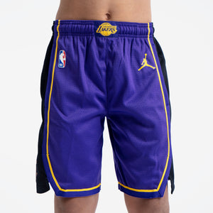Los Angeles Lakers 2024 Statement Edition Swingman Youth NBA Shorts