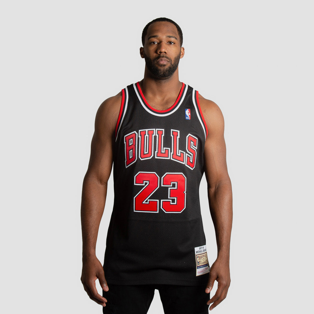 Men's Chicago Bulls Michael Jordan #23 Black jersey - Footballers SA