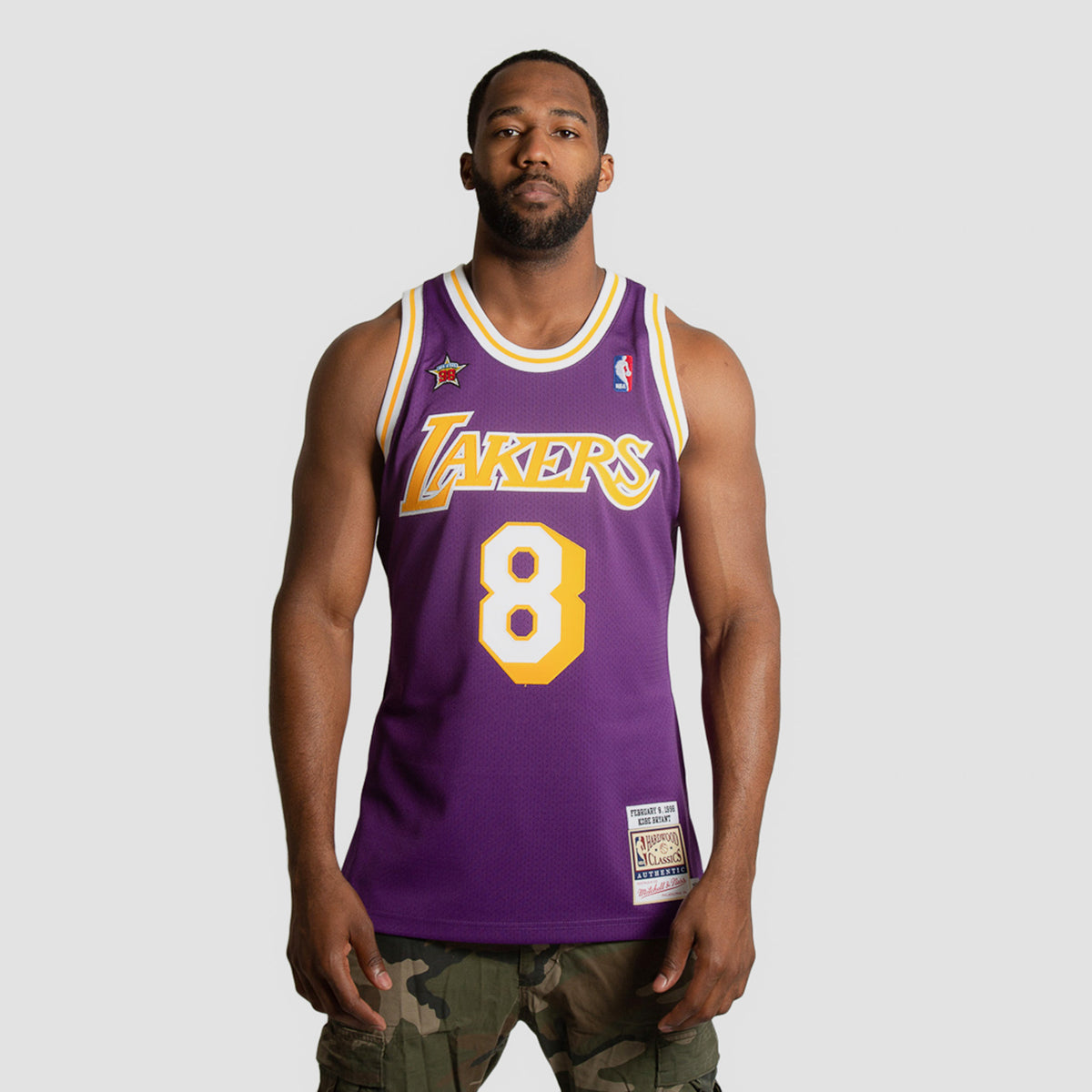 NBA, Shirts, Los Angeles Lakers Kobe Bryant 98 All Star Jersey Purple 8