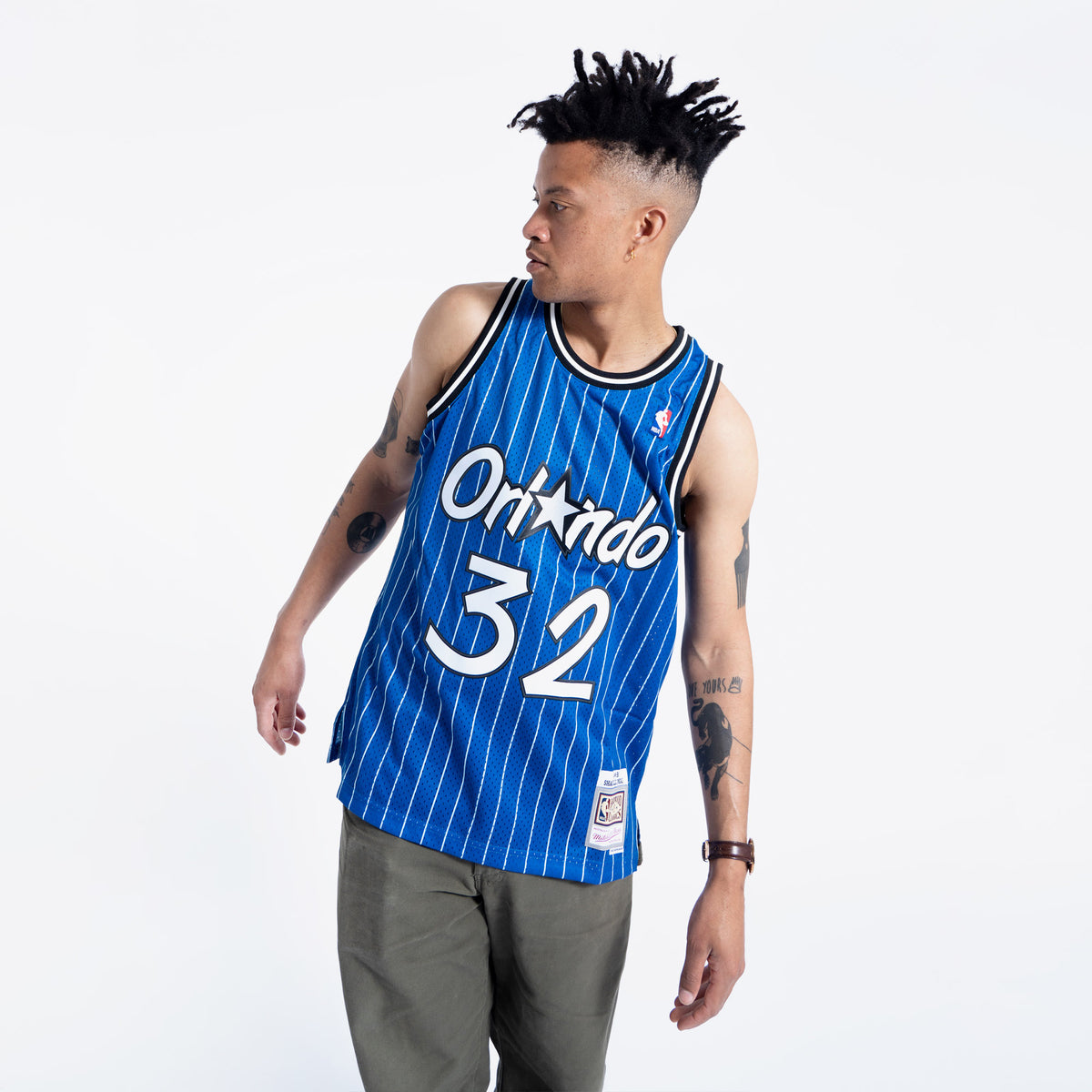 Shaquille O'Neal Orlando Magic HWC Throwback NBA Swingman Jersey –  Basketball Jersey World