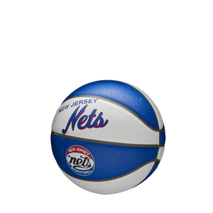 New Jersey Nets Team Logo Retro Mini NBA Basketball