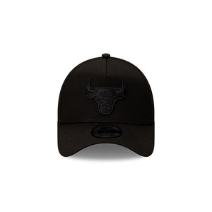 Chicago Bulls All-Black 9FORTY A-Frame NBA Snapback Hat