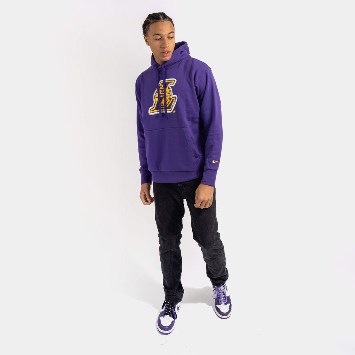 Los Angeles Lakers Essential Logo NBA Hoodie – Basketball Jersey World