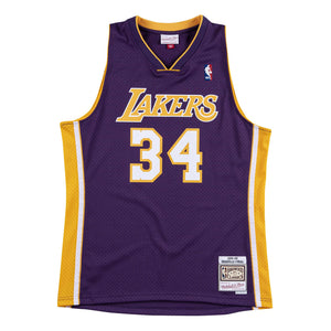 Shaquille O'Neal Los Angeles Lakers HWC Throwback NBA Swingman Jersey