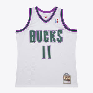 Rafer Alston Milwaukee Bucks Hardwood Classics Throwback NBA Swingman Jersey