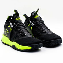 Load image into Gallery viewer, And1 Charge Junior Black/Black/Yellow Basketball Shoes
