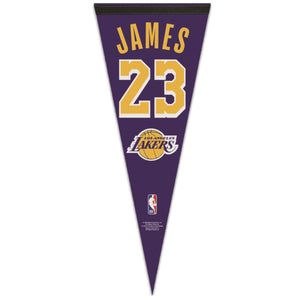Lebron James #23 Los Angeles Lakers NBA Premium Pennant