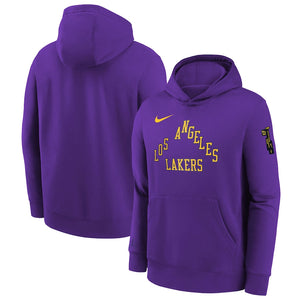 Los Angeles Lakers 2024 City Edition Courtside Youth NBA Dri-Fit Hoodie