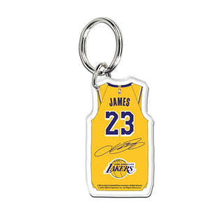 LeBron James #23 Los Angeles Lakers Premium Acrylic NBA Keyring