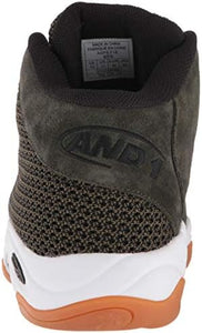 And1 Tai Chi Mens Olive Gum Basketball Shoes