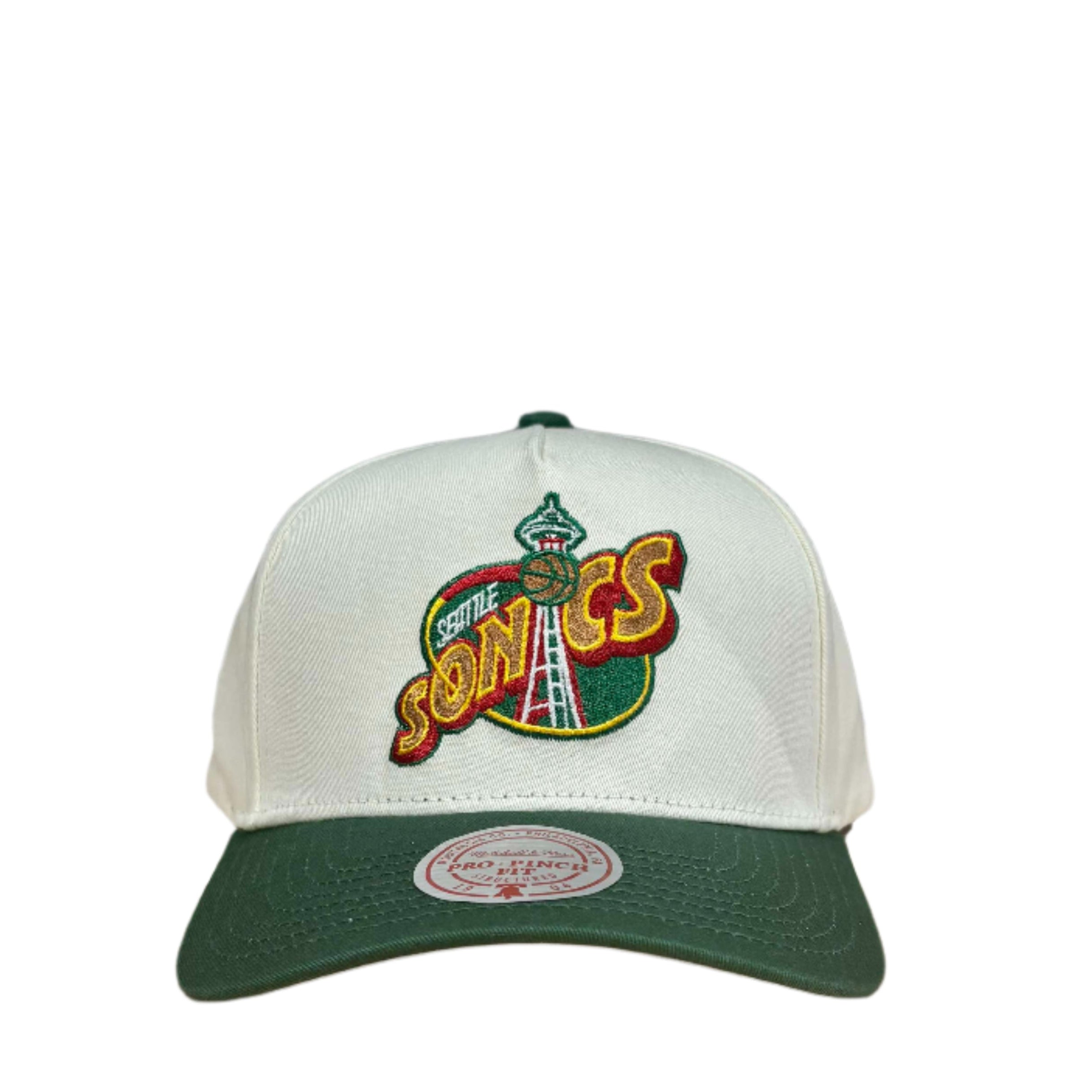 Seattle Supersonics Off White Pro Pinch NBA Snapback Hat Basketball Jersey World