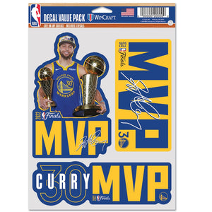 Stephen Curry Golden State Warriors Decal 3 Pack Decal / Stickers