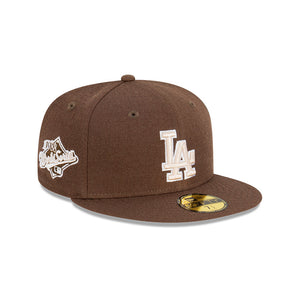 Los Angeles Dodgers Brownstone 59FIFTY MLB Fitted Hat