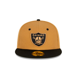 Las Vegas Raiders Wheat 59FIFTY NFL Fitted Hat