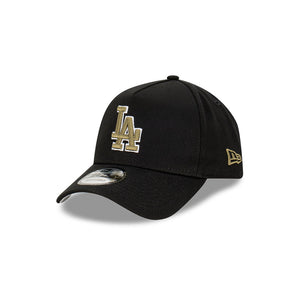 Los Angeles Dodgers 9FORTY Black Olive A-Frame MLB Snapback Hat