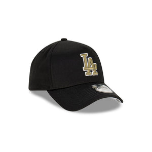 Los Angeles Dodgers 9FORTY Black Olive A-Frame MLB Snapback Hat