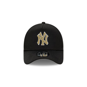 New York Yankees 9FORTY Black Olive A-Frame MLB Snapback Hat