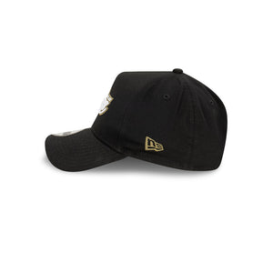 Los Angeles Lakers 9FORTY Black Olive A-Frame NBA Snapback Hat
