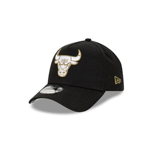 Chicago Bulls 9FORTY Black Olive A-Frame NBA Snapback Hat